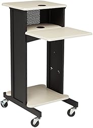 Carro de presentación premium de acero Oklahoma Sound PRC200, 18 "de ancho x 40-1 / 2" de alto x 30 "de profundidad, 