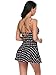 Vanilo Women One Piece Swim Dress Swimsuit Padded Dot Bathing Suit S-XXL