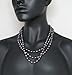 HinsonGayle AAA Handpicked 8-8.5mm Multicolor Black Oval Freshwater Cultured Pearl Rope Necklace 65 inch