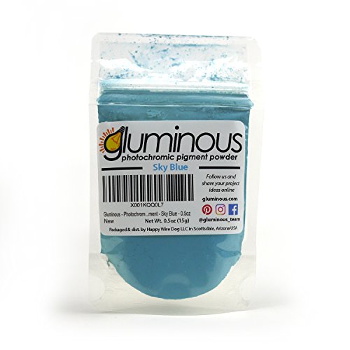 Gluminous - Photochromic Pigment - Sky Blue - 0.5oz | 15g