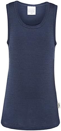 Sweet Cheeks Merino Little Boys Singlet 3-4 Yrs Blue