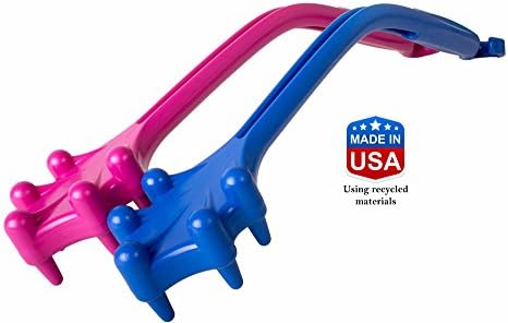 BodyClaw The Ultimate Scratcher/Massager (His and Her Combo (1 Blue 1 Pink))
