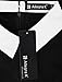 Allegra K Women's Short Sleeves Contrast Collar Fit and Flare Dress XL Black