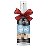 8 OZ #1 Premium Pet Chew & Scratch Deterrent - More Effective than Grannicks Bitter Apple - Discourages Destructive Chewing & Scratching - Patented Bitter Agent - All Natural Ingredients - Safe for Pets and the Environment - Effective training tool for Puppies, Dogs, Kittens and Cats - Keeps pets away - Featuring Tea Tree Oil (Melaleuca) to Promote Healing, Reduce Irritation of Hot Spots - Safe on Furniture, Plants, Floors, Electrical Cords, Shoes - 100% Satisfaction Guaranteed!