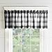 Elrene Home Fashions Farmhouse Living Buffalo-Check Valance, Bathroom or Kitchen Valance for Windows, 60