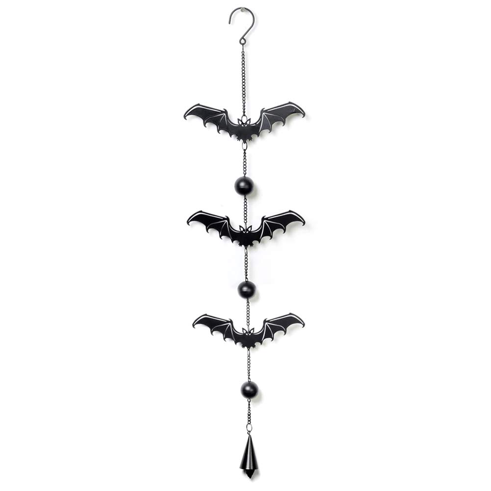 Alchemy Gothic Black Bat Hanging Decoration 18x85cm