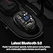 Upgraded 2019 Bluetooth Earbuds Smallest Wireless Earbuds Mini Bluetooth 5.0 True Wireless Earphones with 24 Hours Playtime Sweatproof 3D Stereo Hi-Fi Sound Built-in Mic with Charging Case