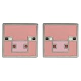 Minecraft Pig Stud Earrings