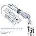 Conference Recessed Power Strip USB C Fast Charging,Furniture Recessed Outlet,Table Power Strip,Flush Mount for Side Table (White, 20W USB-C Port)