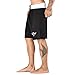Elite Sports NEW ITEM Black Jack Series Fight Shorts,White,X-Large