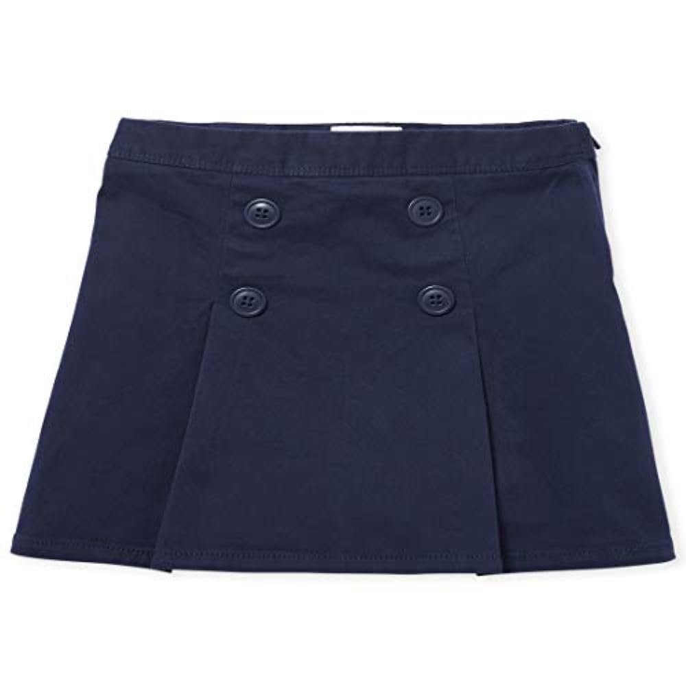 Photo 1 of The Children's Place Girls' Uniform Button Skort Tidal Size 5