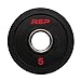 Rep Rubber Coated Olympic Plates - 5 lb Pair