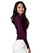 Adar Womens Comfort Long Sleeve T-Shirt Underscrub Tee - 2900 - Eggplant - M