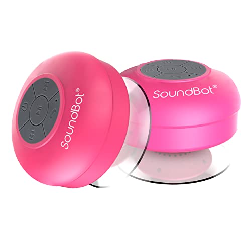 SoundBot SB510 Bluetooth Wireless Shower Speaker (Pink) Pricepulse