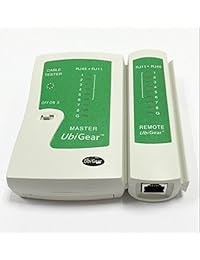 UbiGear - Kit de herramientas de red para cables (incluye crimpadora + 100 conectores RJ45 CAT5)