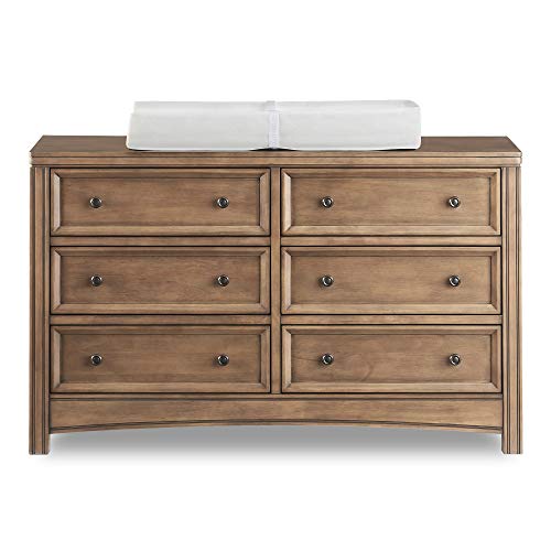 Sealy Soybean Comfort 3Sided Waterproof Contoured Baby Diaper Changing Pad for Dresser or