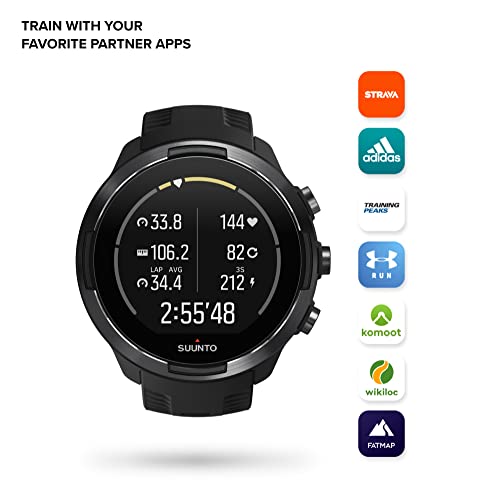 SUUNTO 9 Baro Rugged GPS Running, Cycling, Adventure Watch with Route