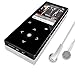 8GB MP3 Player with Bluetooth 4.0, Dansrueus Lossless HiFi Sound Audio Music Player with FM Radio/Recorder, Metal Shell Touch Button (Expandable SD Card up to 64GB) (M05 Black)