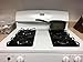 Shovan GRP-01 PTFE Non-stick Gas Range Protectors, Black Stovetop Burner Liner Cover- Reusable, Dishwasher Safe, Easy to Clean,Double Thickness 0.2mm, 5-Pack