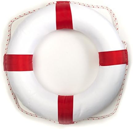 CHIHAO Swim Foam Ring Buoy Swimming Pool Safety Life Preserver W/nylon cover kid child adult（50cm diameter ）