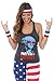 Tipsy Elves American Flag USA Sweatbands (2-Pack)