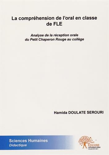 La  compréhension de l'oral en classe de FLE