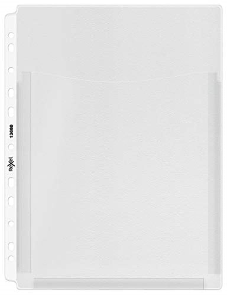 Rexel Nyrex A4 Plastic Twin Pocket Wallets, Extra Capacity, Top Opening, Pack of 5, 13680 — image 1