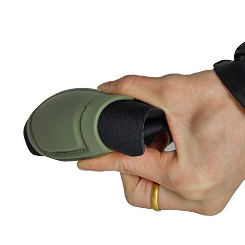 hwangli Military Protective Gear,CS Shooting Hunting Accessory Protective Gear,Knee & Elbow Support Pads Green - Thumbnail 5