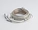 CBConcept UL Listed, 30 Feet, Super Bright 8100 Lumen, 3000K Warm White, Dimmable, 110-120V AC Flexible Flat LED Strip Rope Light, Commercial Grade, Indoor Outdoor use, Ready to plug n shine