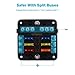 VETOMILE 6-Way Blade Fuse Block Independent Circuits 32V Fuse Box with LED Indicator for Automotive Boat Marine RV Truck Waterproof PC Cover 5A 10A 15A 20A