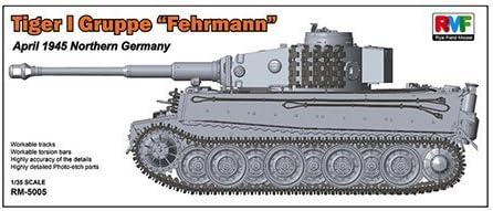 1/35 Germany Northern Tiger I fail-man squadron April 1945 plastic model RFM5005
