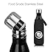 Stainless Steel Water Bottle & Nylon Brush & Neoprene Cover Set, Vacuum Insulated Travel Water Bottle, 17oz Double Wall Water Cup