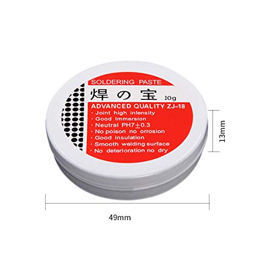 image for Crazepony Soldering Accessory Kit, 60-40 Tin Lead Rosin Core Solder Wi