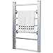 TANGKULA Towel Warmer 6 Bar 100W Home Bathroom Space Saving Wall Mounted & Free Standing Style Cloth Bath Towel Heated Drying Rack (Silver 002)