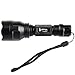 WindFire® C8 Tactical Hunting Light Led 1600lm 5 Modes Flashlight Pressure Switch & 45°Side Picatinny Mount Rail Offset Ring Side Mount for Hunting Fishing (No Battery)