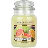 Yankee Candle Citrus Tango Large Jar Candle,Fresh Scent