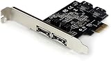 StarTech 2 Port PCIe SATA eSATA Controller Card 6Gbps PCIe SATA III Dual Port view 2
