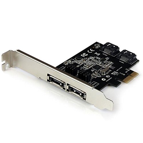 StarTech.com Tarjeta Controladora eSATA PCI Express SATA 6 Gbps de 2 Puertos - Tarjeta PCIe SATA III de Doble Puerto - 2 Int/2 Ext - SATA III 6Gbps (PEXESAT322I) StarTech.com Tarjeta Controladora eSATA PCI Express SATA 6 Gbps de 2 Puertos - Tarjeta PCIe SATA III de Doble Puerto - 2 Int/2 Ext - SATA III 6Gbps (PEXESAT322I)