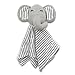 Coney Island Cotton - Lovey Security Blanket for Baby, Soft Cuddly Elephant, 11.8” by 11.8”