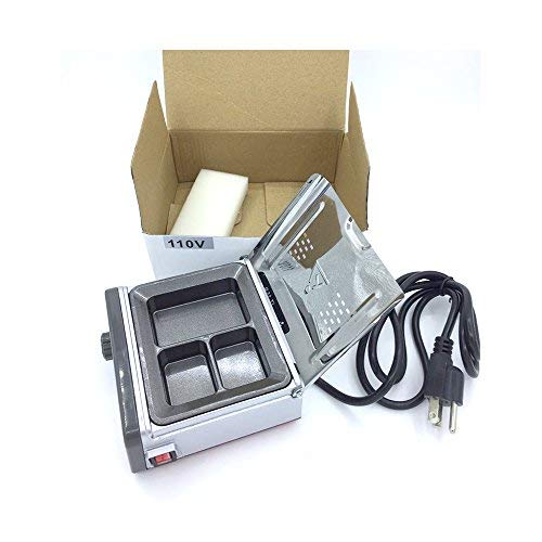 New Type Dental Lab Equipment Analog Wax Heater Pot 3 Compartments JT-15B Metal Soften Wax Fast Heating Analog Dipping Pot