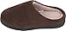 LUXEHOME Men's Slip On Indoor/Outdoor Coral Fleece Footwear/Slipper (10-11, Coffee)
