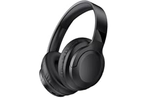 Fone de Ouvido Bluetooth 5.3 On-Ear – Headphone Sem Fio com Cancelamento de Ruído, Microfone Integrado, Ajustável e Dobrável – Ideal para Corrida, Academia, Android e iOS - Premium (Preto)