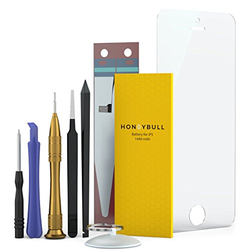 HoneyBull Replacement Battery iP5 [1440 mAh] Repair Kit Tools Included | New Backup Battery Kit Not for ip5s or ip5c - Thumbnail 7