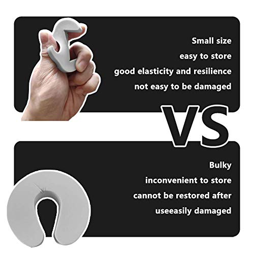 CalMyotis Finger Pinch Guard, Baby Proof Door Safety, Soft and High Elastic, Prevents Pinch Injuries Door Slams and Getting Locked, 4 Pack