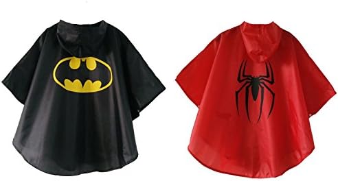 Rainbowtex Superhero PVC 6-12 Years Kids raincoat