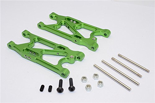 Team Losi Mini 8ight Upgrade Parts Aluminum Rear Suspension Arm - 1Pr Set Green