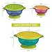 Stay Put Baby Feeding Bowls,3 Size Baby Bowl Set,Baby Utensils Bowls and Spoons,Bpa Free