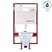 Toto (CWT418MFG-1#01) Aquia Wall-Hung Toilet and In-Wall Tank System-1.6-GPF / 0.9-GPF, Cotton