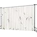 CYLYH 7x5ft Wood Backdrop White Wood Pattern Photo Background Kids Adult Photo Booth Video Shoot Studio Prop D099