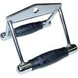 Valor Fitness MB-4 Triangle Chest Pull Bar Cable Attachment with Rubber Grips